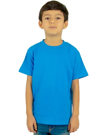 Shaka Wear SHSSY Youth 6 oz., Active Short-Sleeve  in Turquoise front view
