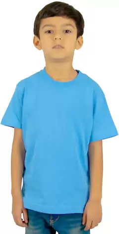 Shaka Wear SHSSY Youth 6 oz., Active Short-Sleeve  in Sky blue front view