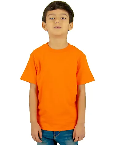 Shaka Wear SHSSY Youth 6 oz., Active Short-Sleeve  in Orange front view