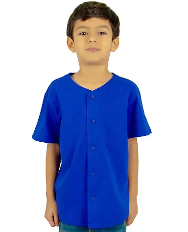 Shaka Wear SHBBJY Youth 7 oz., 100% US Cotton Base in Royal front view