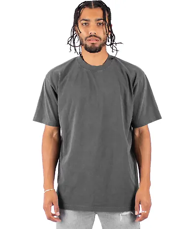 Shaka Wear SHGD Garment-Dyed Crewneck T-Shirt in Shadow front view