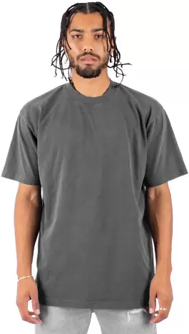 Shaka Wear SHGD Garment-Dyed Crewneck T-Shirt in Cement front view
