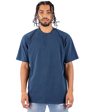 Shaka Wear SHGD Garment-Dyed Crewneck T-Shirt in Midnight navy front view