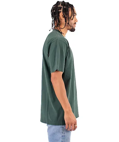 Shaka Wear SHGD Garment-Dyed Crewneck T-Shirt in Moss front view