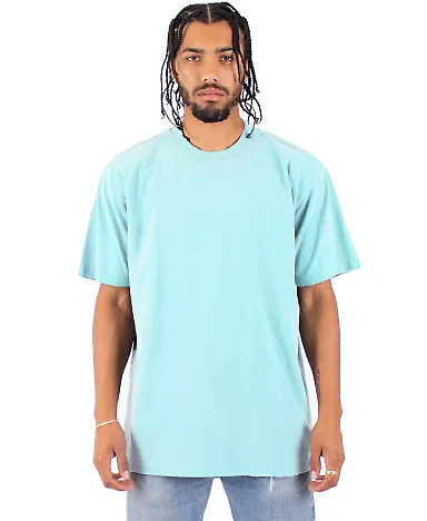 Shaka Wear SHGD Garment-Dyed Crewneck T-Shirt in Powder blue front view