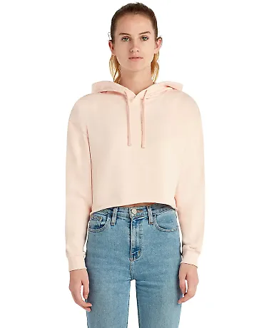 Lane Seven Apparel LS12000 Ladies' Cropped Fleece  in Pale pink front view
