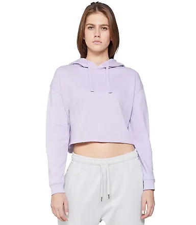 Lane Seven Apparel LS12000 Ladies' Cropped Fleece  in Lilac front view