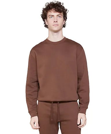 Lane Seven Apparel LS14004 Unisex Premium Crewneck CHESTNUT front view