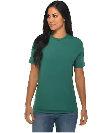 Lane Seven Apparel LS15000 Unisex Deluxe T-shirt in Teal front view