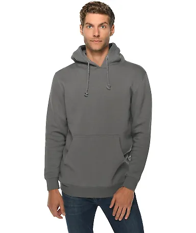 Lane Seven Apparel LS19001 Unisex Heavyweight Pull STORM front view