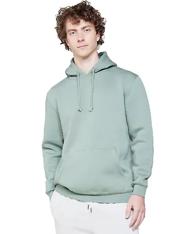 Lane Seven Apparel LS19001 Unisex Heavyweight Pull SAGE front view