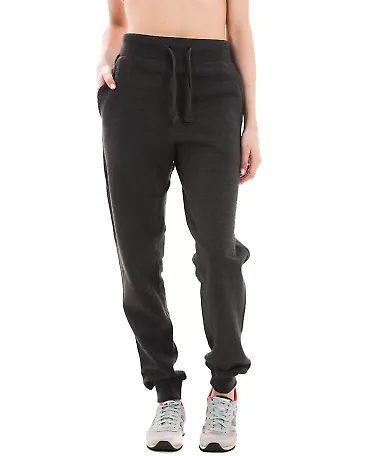 Lane Seven Apparel LST006 Unisex Premium Jogger Pa in Charcoal heather front view