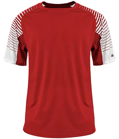Badger Sportswear 4210 Lineup T-Shirt Red front view