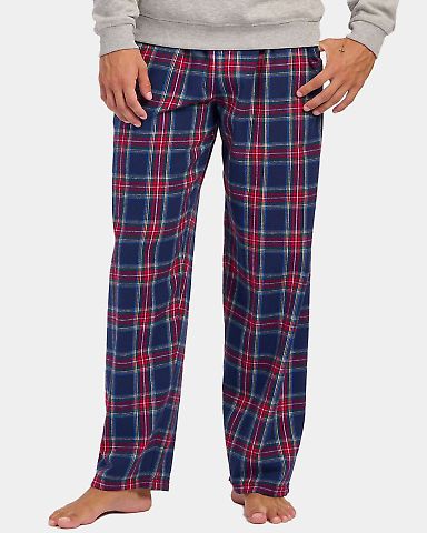 Boxercraft BM6624 Harley Flannel Pants in Yuletide plaid front view