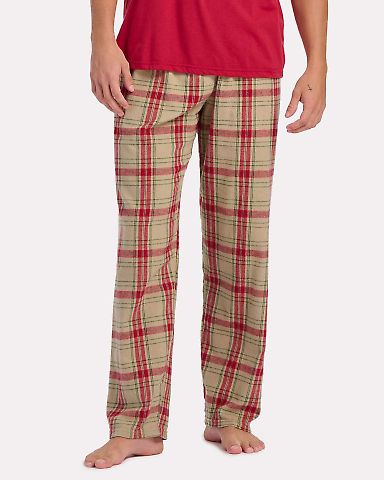 Boxercraft BM6624 Harley Flannel Pants in Reindeer plaid front view