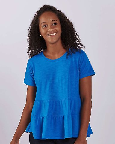 Boxercraft BW2401 Women's Willow T-Shirt in Royal front view