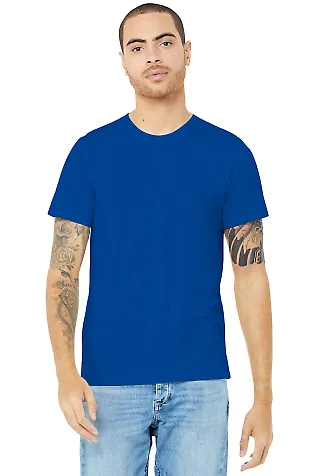 Bella Canvas 3001U Unisex USA Made T-Shirt in True royal front view