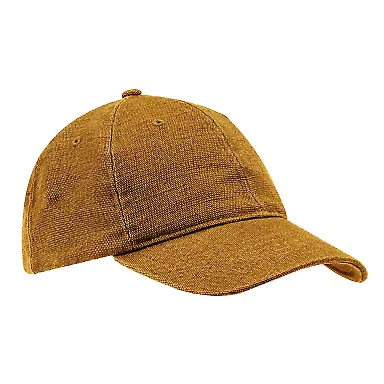 econscious EC7091 Washed Hemp Unstructured Basebal in Old gold front view