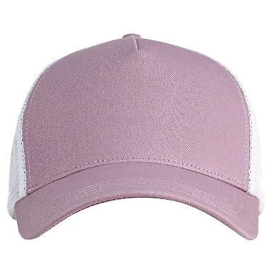 econscious EC7094 5-Panel Organic/RPET Trucker Cap in Lilac haze front view