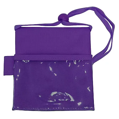 Liberty Bags 9607 Badge Holder PURPLE front view