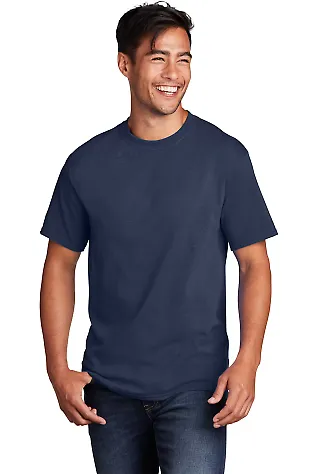 Port & Company PC54DTG    Core Cotton DTG Tee Navy front view