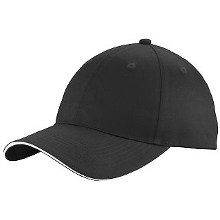 Port Authority Clothing C919 Port & Company<sup></ in Black/white front view