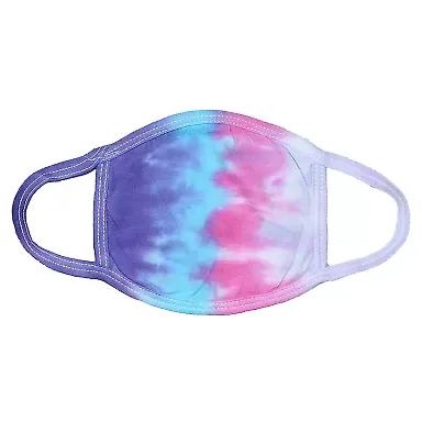 Tie-Dye 9122 Adult Face Mask COTTON CANDY front view