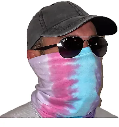 Tie-Dye 9411CD Adult Gaiter COTTON CANDY front view