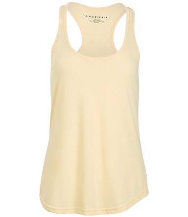 Boxercraft BW2502 Women's Essential Racerback Tank in Daffodil front view