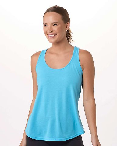 Boxercraft BW2502 Women's Essential Racerback Tank in Pacific blue front view