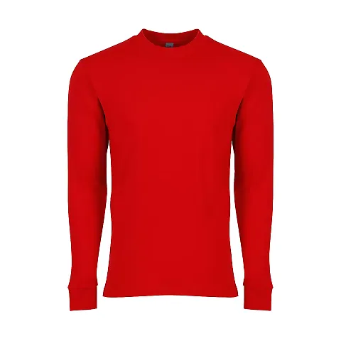 Smart Blanks M1250 ADULT PREM HEAVY WT LS TEE RED front view