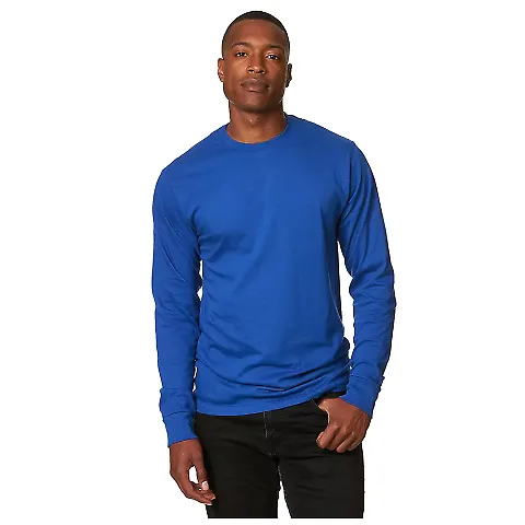 Smart Blanks 1401 MEN'S LONG SLEEVE TEE in Royal front view