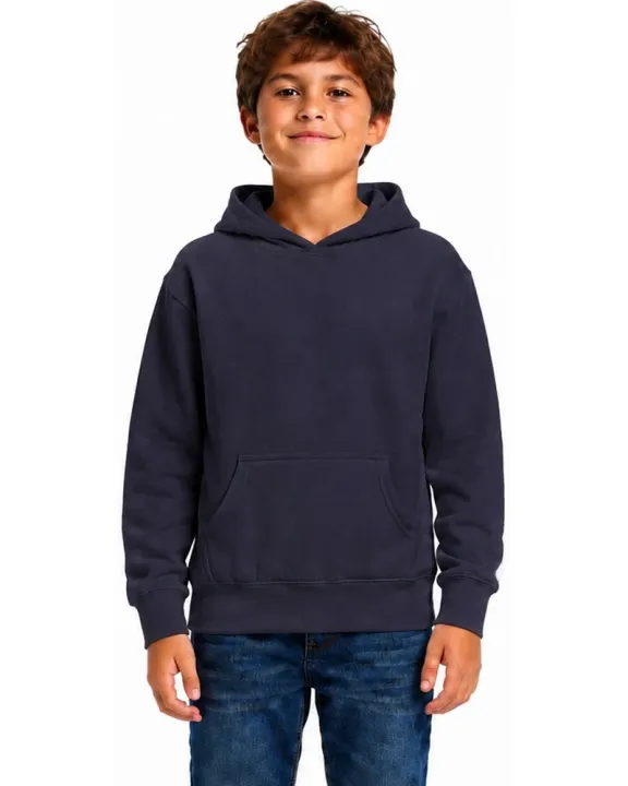 Smart Blanks 301 YOUTH PULLOVER HOODIE in Navy