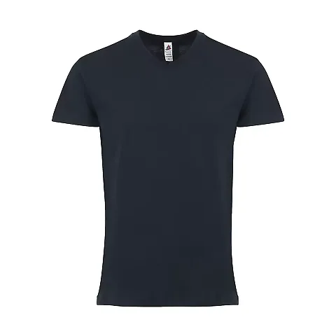 Smart Blanks 601 MEN'S V NECK T SHIRTS in Navy front view