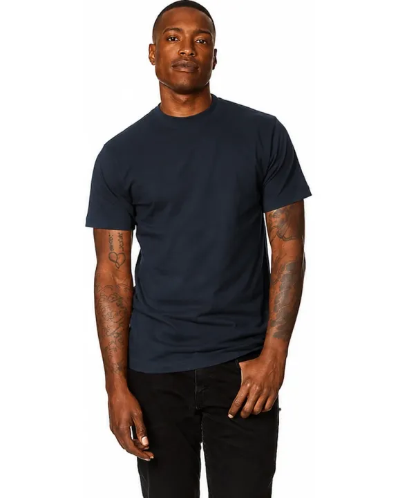 Adult Premium Wholesale Heavyweight T-shirt Cotton in Navy