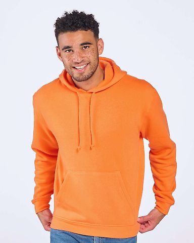 Boxercraft BM5302 Fleece Hooded Pullover in Mandarin front view