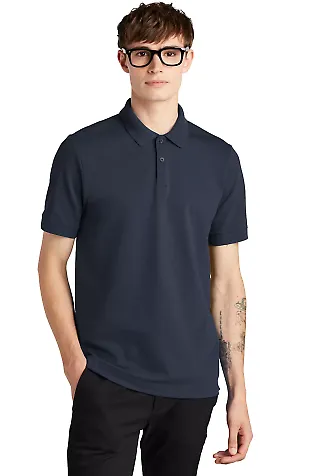 MERCER+METTLE MM1000 Stretch Heavyweight Pique NightNavy front view