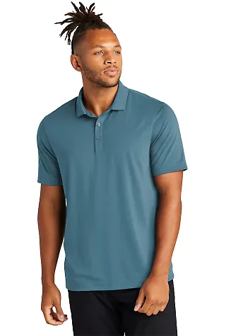 MERCER+METTLE MM1014 Stretch Jersey Polo in Parisianbl front view