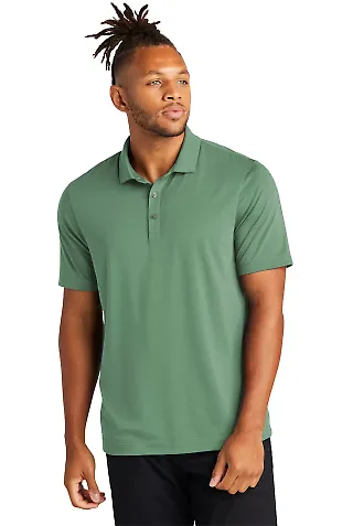 MERCER+METTLE MM1014    Stretch Jersey Polo in Sage front view