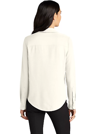 MERCER+METTLE MM2013 Women's Stretch Crepe Long Sleeve Camp