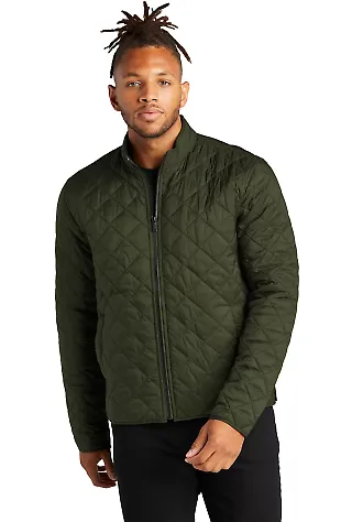 MERCER+METTLE MM7200    Quilted Full-Zip Jacket TownsendGn front view