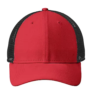 New Era NE208    Recycled Snapback Cap Scarlet front view