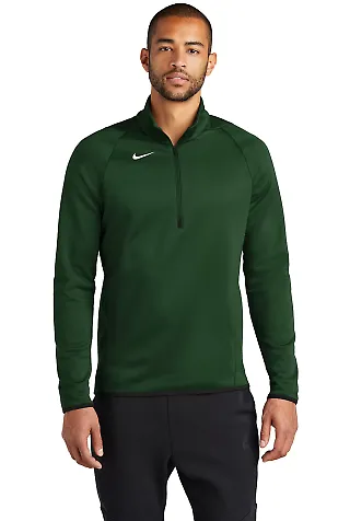 Nike CN9492 LIMITED EDITION  Therma-FIT 1/4-Zip Fl TeamDkGrn front view
