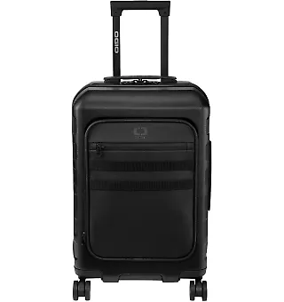 Ogio 413011 OGIO Utilitarian Carry-On Spinner Blacktop front view