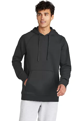 Sport Tek STF200 Sport-Tek Drive Fleece Pullover CharGrey front view
