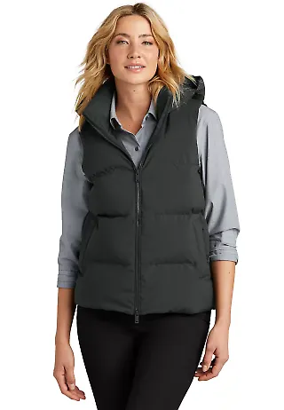 MERCER+METTLE MM7217    Women's Puffy Vest AnchorGrey front view