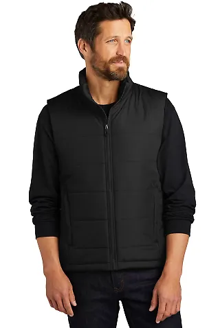 Port Authority Clothing J853 Port Authority Puffer DeepBlack front view