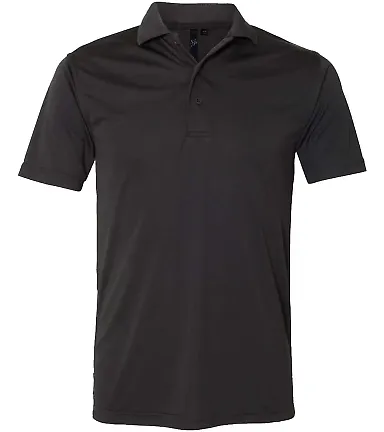 Sierra Pacific 0100 Value Polyester Polo in Black front view