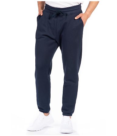 Next Level Apparel 9803 Unisex Fleece Sweatpant in Midnight navy front view