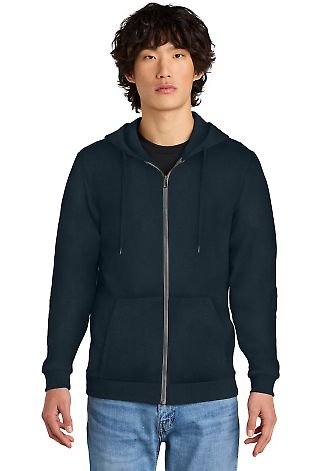 District Clothing DT1300 District Perfect Tri Flee in Newnavy front view